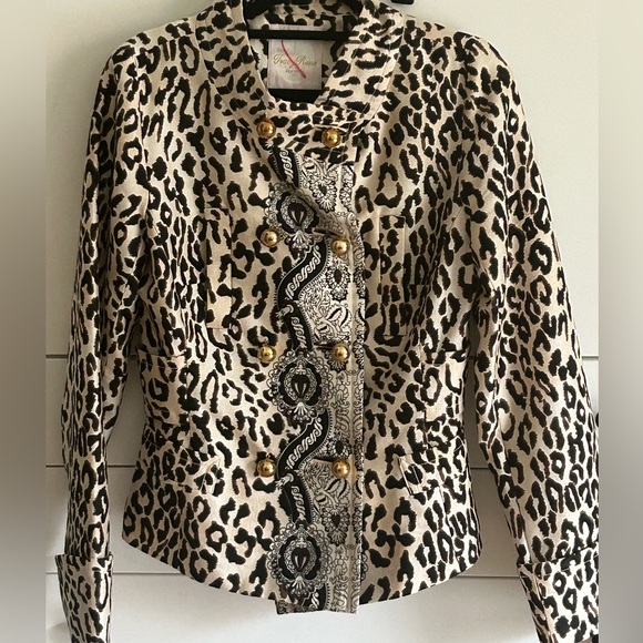 Anthropologie Leopard Print Jacket - Picture 1 of 6